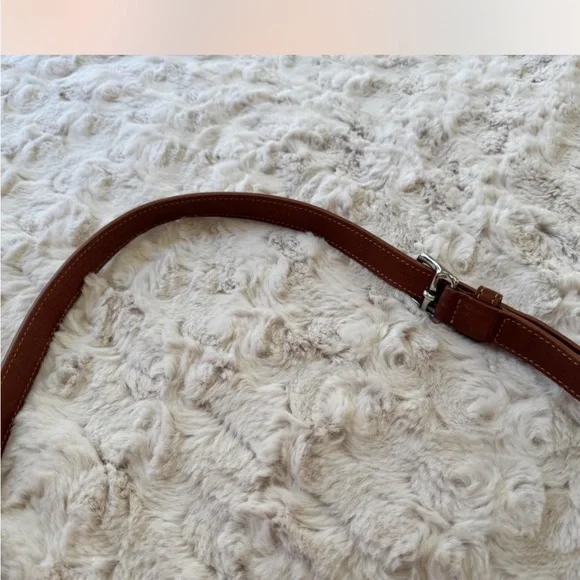 Rare Vintage Coach Hampton Demi Brown Leather Shoulder Crossbody Bag 7587 - Picture 6 of 6